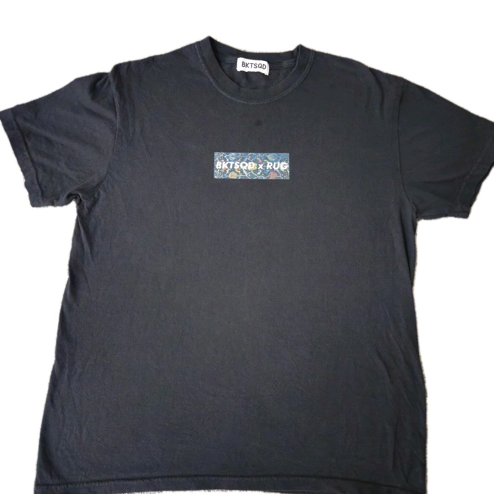 BKTSQD x Faze Rug Box T Shirt Adult Men's L Spellout Graphic Tee Basketball